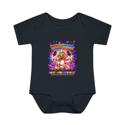 Panz™ Infant Baby Rib Bodysuit – "Differently Amazing & Loudly Autistic!" Graphic | Smile Universe Collection