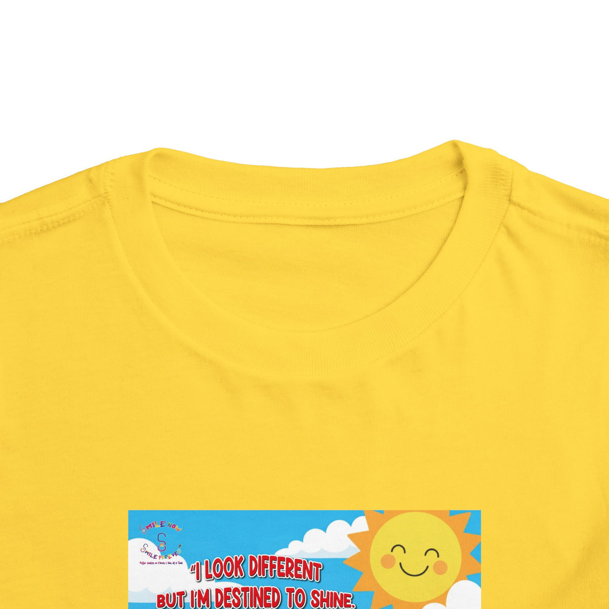 Piklez™ Toddler Tee – “Destined to Shine” Graphic Shirt | Smile Universe Collection