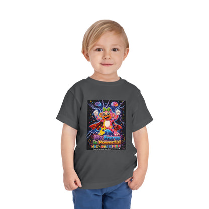 Panz™ Toddler Short Sleeve Tee – "My Energy is Powerful" Graphic Tee | Smile Universe Collection