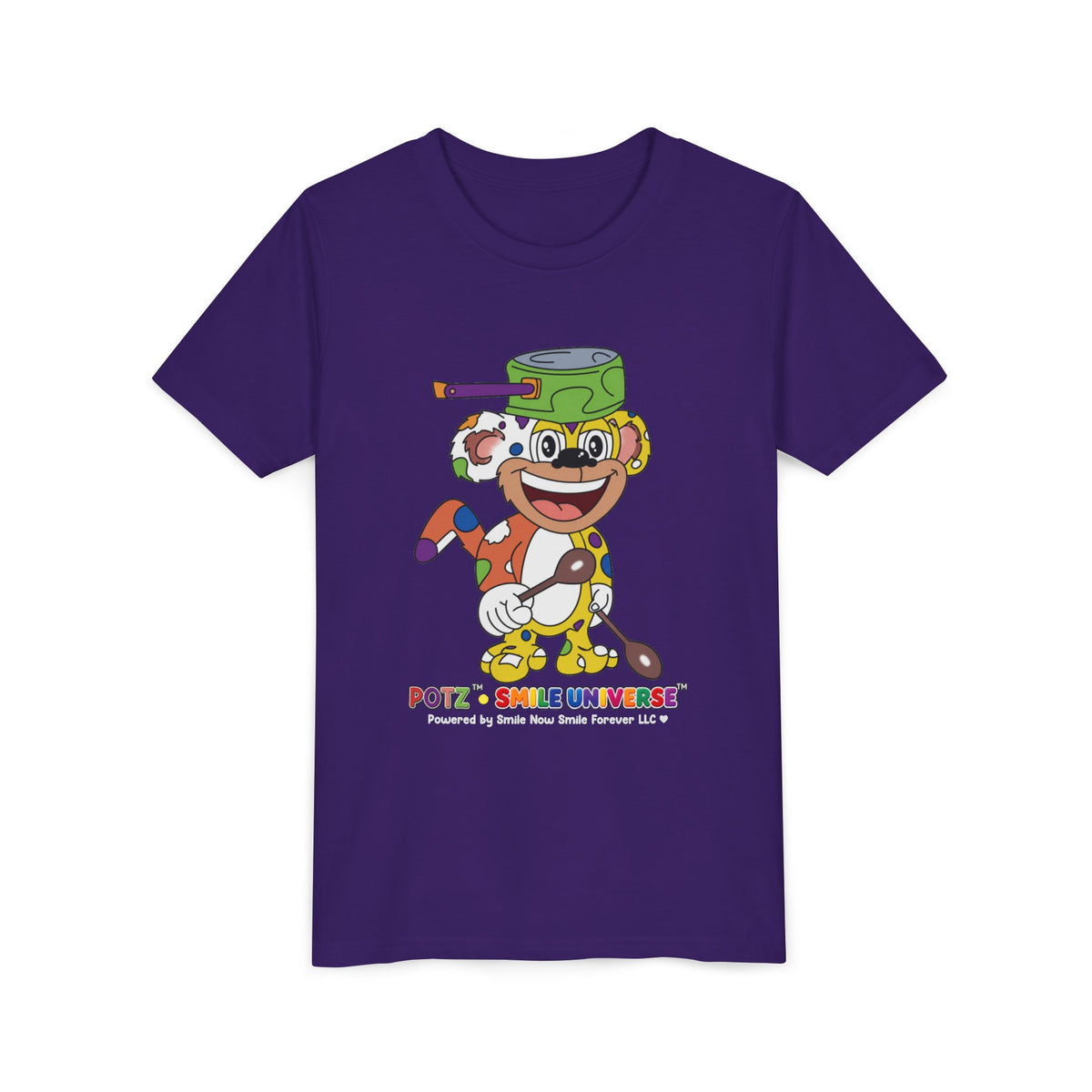 Potz™ Youth Short Sleeve Tee – Playful Graphic Tee | Smile Universe Collection