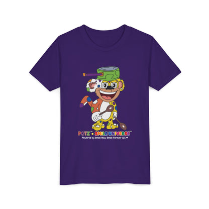 Potz™ Youth Short Sleeve Tee – Playful Graphic Tee | Smile Universe Collection