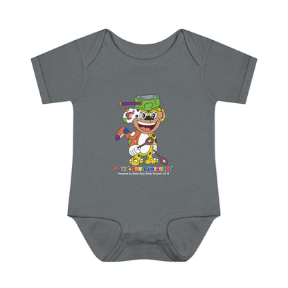 Potz™ Infant Baby Rib Bodysuit – Playful Chef Graphic Onesie | Smile Universe Collection
