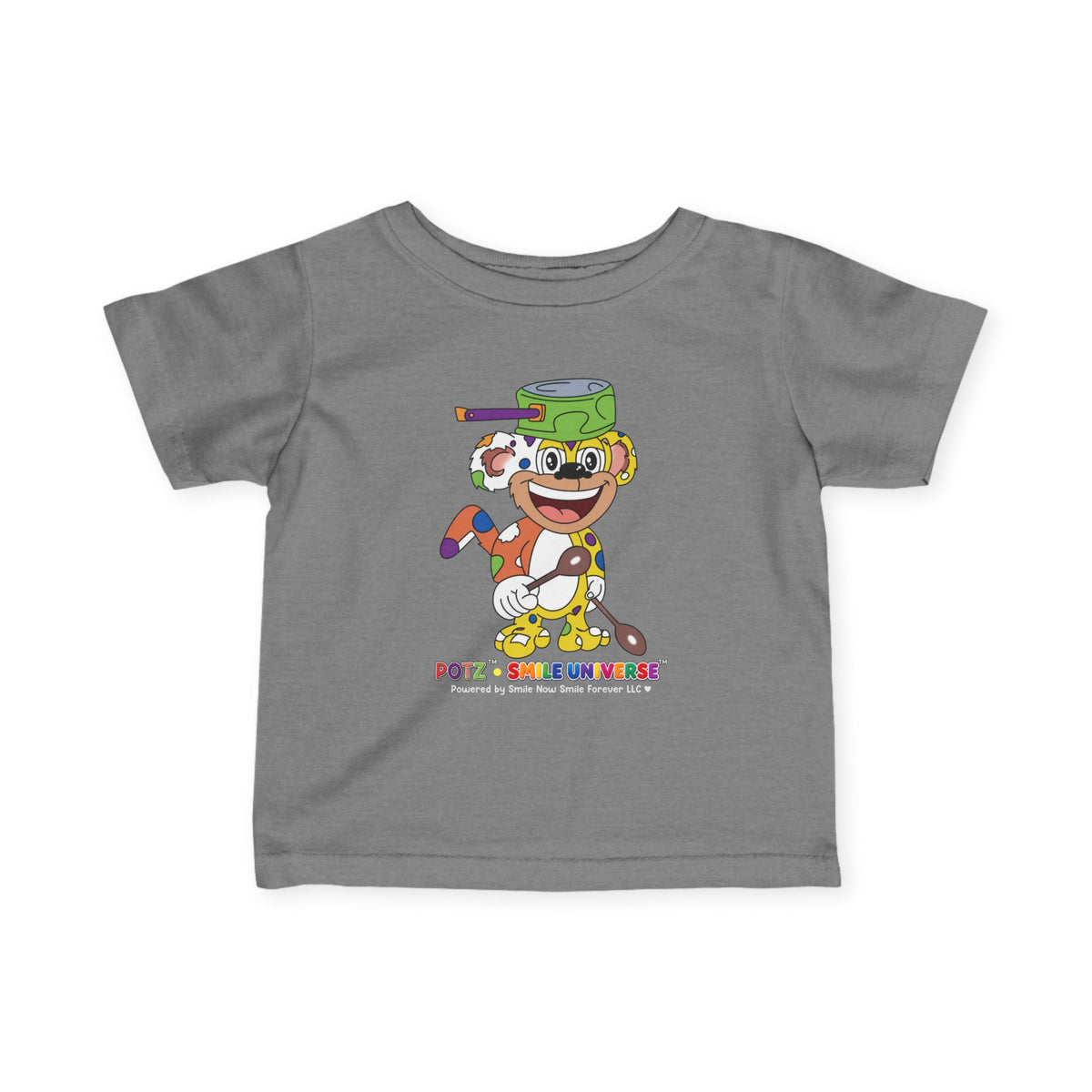 Potz™ Infant Fine Jersey Tee – Playful Graphic Tee | Smile Universe Collection