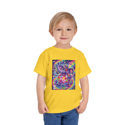 Piklez™ Toddler Short Sleeve Tee – "Magic Paint!" Graphic Shirt | Smile Universe Collection