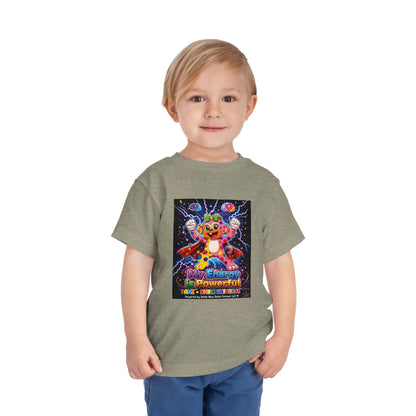 Panz™ Toddler Short Sleeve Tee – "My Energy is Powerful" Graphic Tee | Smile Universe Collection