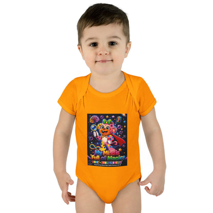 Panz™ Infant Baby Rib Bodysuit – "My Mind is Full of Magic" Graphic | Smile Universe Collection