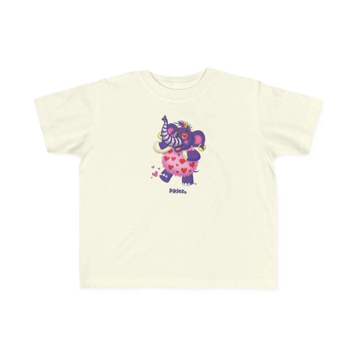 Piklez™ Toddler's Fine Jersey Tee – "Full of Love!" Graphic Shirt | Smile Universe Collection
