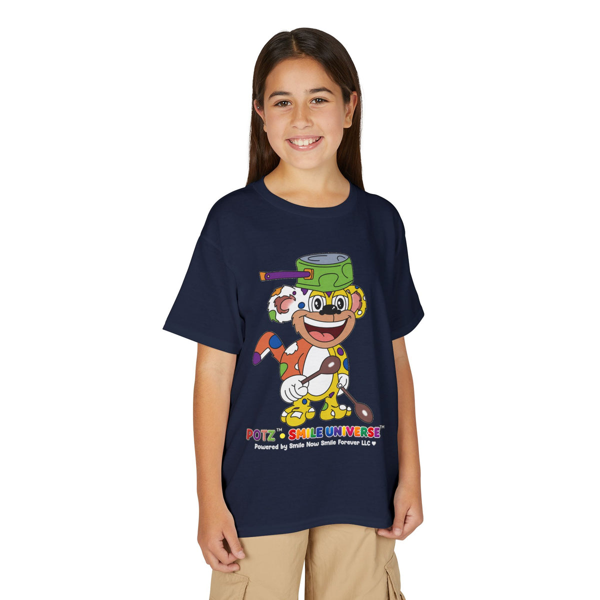 Potz™ Youth DryBlend® T-Shirt – Playful Graphic Tee | Smile Universe Collection