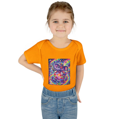 Piklez™ Infant Baby Rib Bodysuit – "Magic Paint!" Graphic | Smile Universe Collection