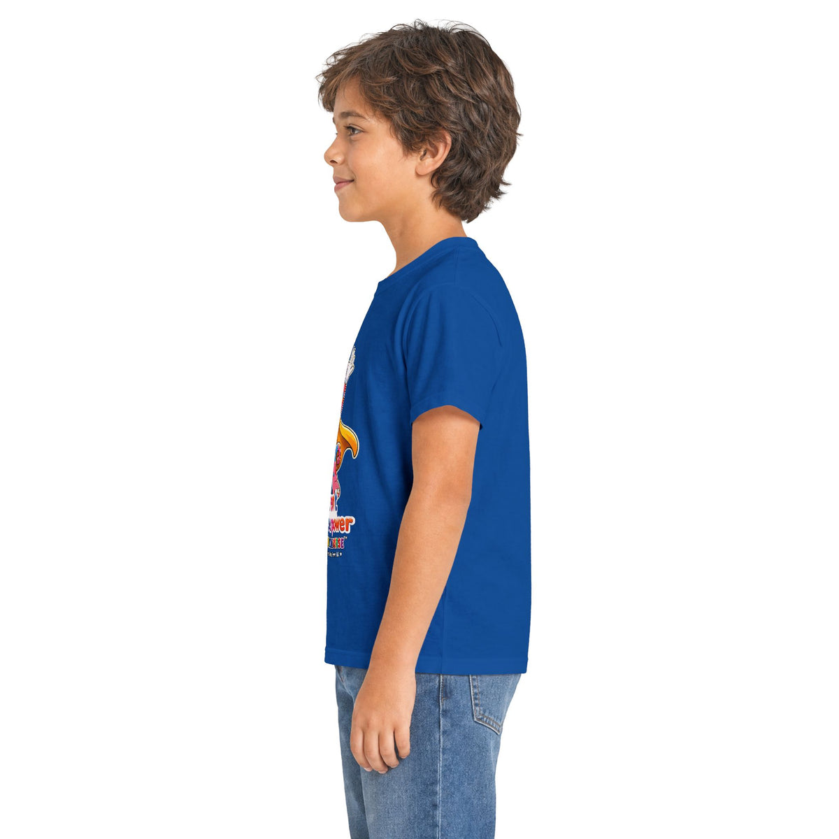 Panz™ Kids Softstyle Tee – "Different is My Superpower" Graphic | Smile Universe