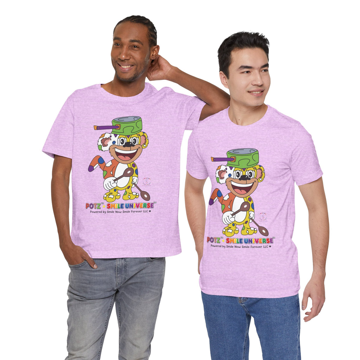 Potz™ Unisex Jersey Short Sleeve Tee – Playful Graphic Tee | Smile Universe Collection