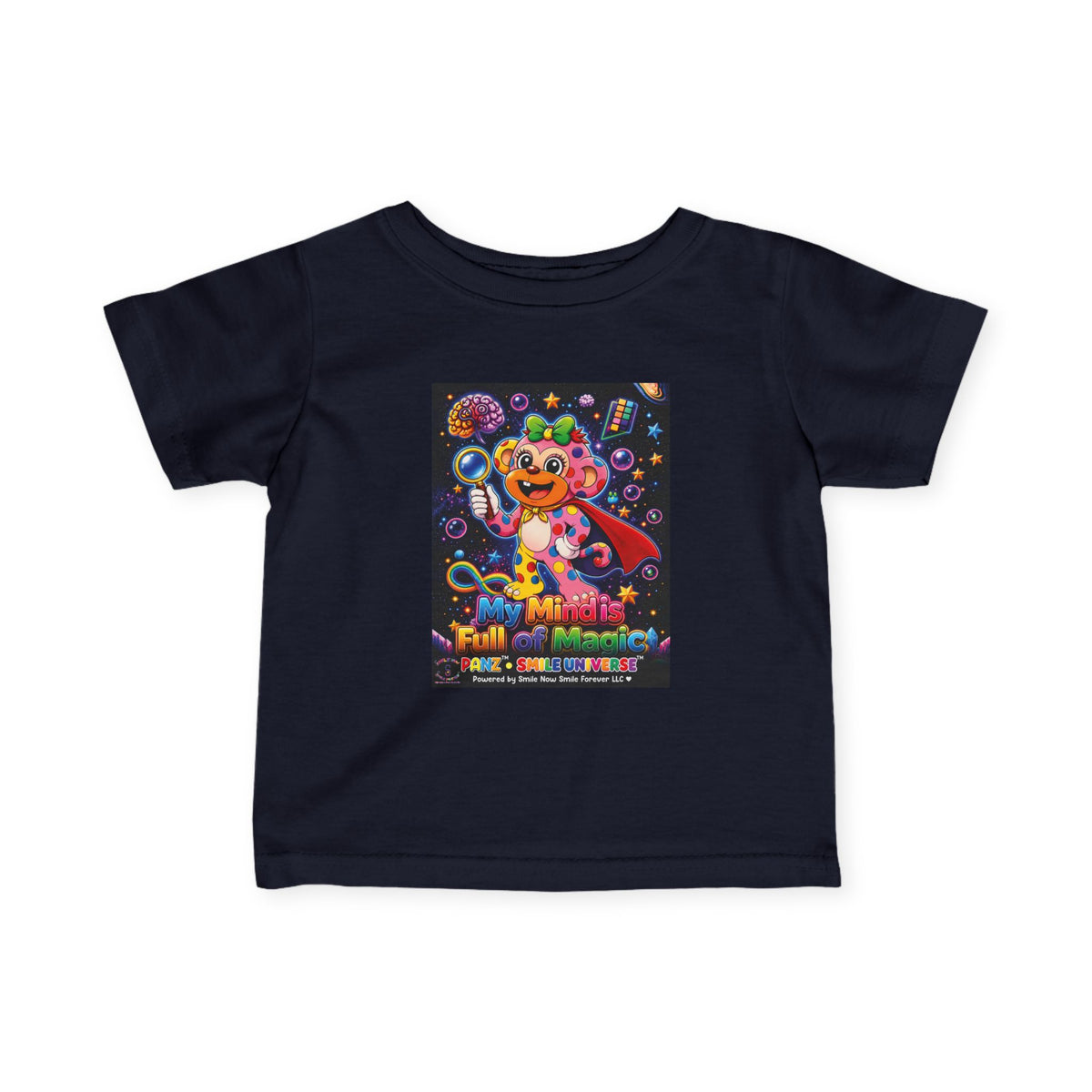 Panz™ Infant Fine Jersey Tee – "My Mind is Full of Magic" Graphic | Smile Universe Collection