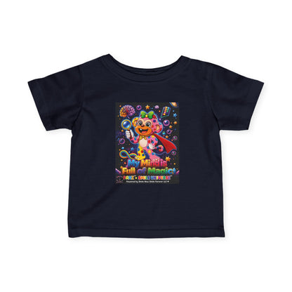 Panz™ Infant Fine Jersey Tee – "My Mind is Full of Magic" Graphic | Smile Universe Collection