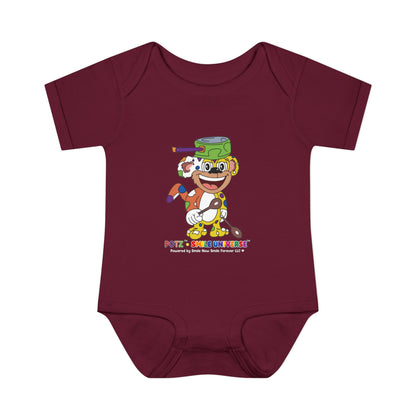 Potz™ Infant Baby Rib Bodysuit – Playful Chef Graphic Onesie | Smile Universe Collection