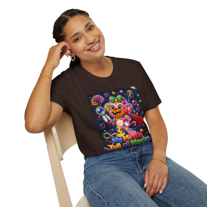Panz™ Unisex Softstyle T-Shirt – "My Mind is Full of Magic" Graphic | Smile Universe Collection