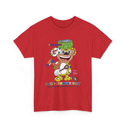 Potz™ Unisex Heavy Cotton™ Tee – Playful Graphic Tee | Smile Universe Collection