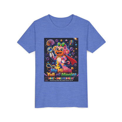 Panz™ Youth Short Sleeve Tee – "My Mind is Full of Magic" Graphic | Smile Universe Collection