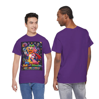 Panz™ Unisex Heavy Cotton™ Tee – "My Mind is Full of Magic" Graphic | Smile Universe Collection