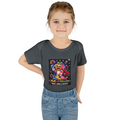 Panz™ Infant Baby Rib Bodysuit – "My Mind is Full of Magic" Graphic | Smile Universe Collection