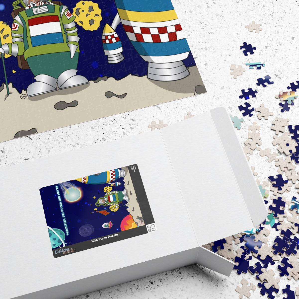 TuBz™ Puzzle (110, 252, 520 & 1014-piece) – "Houston, No Problem Here!" Graphic | Smile Universe Collection