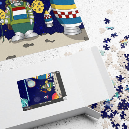 TuBz™ Puzzle (110, 252, 520 & 1014-piece) – "Houston, No Problem Here!" Graphic | Smile Universe Collection