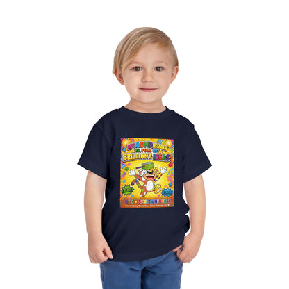 Potz™ Toddler Short Sleeve Tee – "My ADHD Brain is Full of Brilliant Ideas!" Graphic Tee | Smile Universe Collection