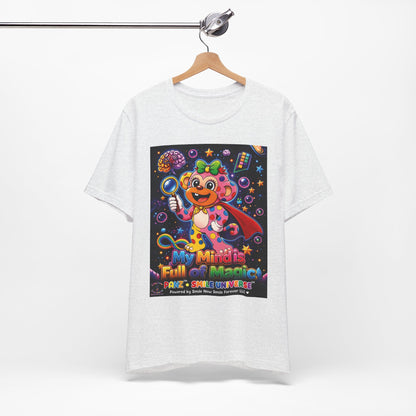 Panz™ Unisex Jersey Short Sleeve Tee – "My Mind is Full of Magic" Graphic | Smile Universe Collection