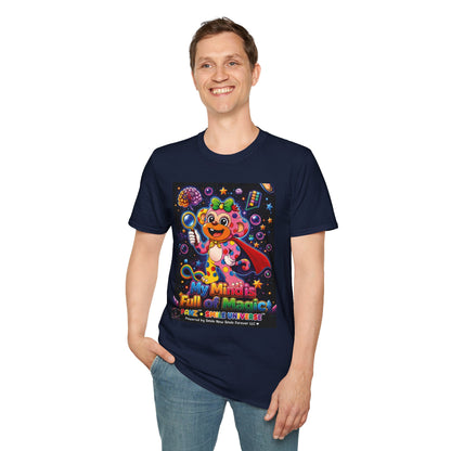 Panz™ Unisex Softstyle T-Shirt – "My Mind is Full of Magic" Graphic | Smile Universe Collection