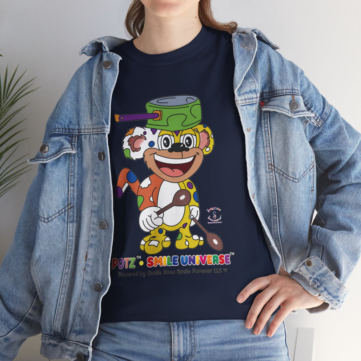 Potz™ Unisex Heavy Cotton™ Tee – Playful Graphic Tee | Smile Universe Collection