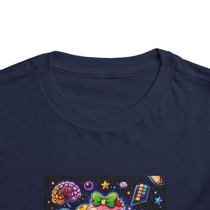 Panz™ Toddler Short Sleeve Tee – "My Mind is Full of Magic" Graphic | Smile Universe Collection
