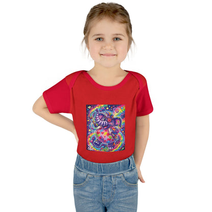 Piklez™ Infant Baby Rib Bodysuit – "Magic Paint!" Graphic | Smile Universe Collection