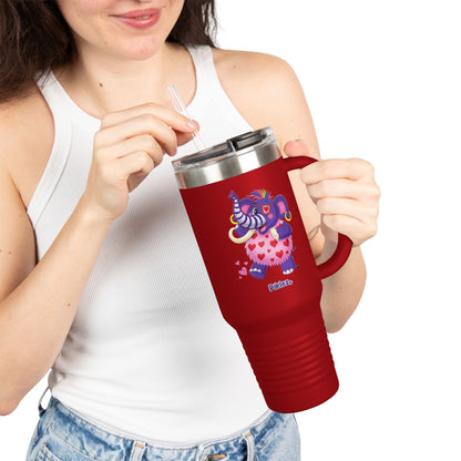 Piklez™ 40oz Insulated Travel Mug – "Full of Love!" Graphic | Smile Universe Collection