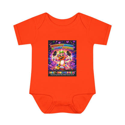 Panz™ Infant Baby Rib Bodysuit – "Differently Amazing & Loudly Autistic!" Graphic | Smile Universe Collection
