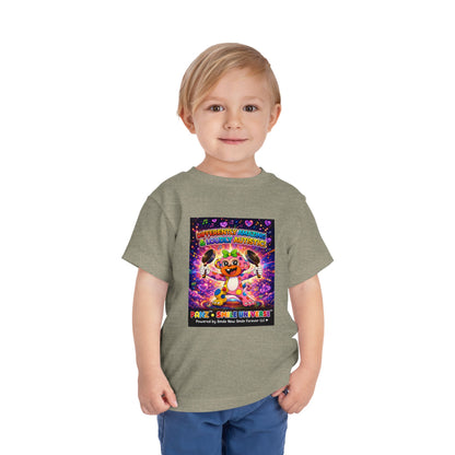 Panz™ Toddler Short Sleeve Tee – "Differently Amazing & Loudly Autistic!" Graphic | Smile Universe Collection