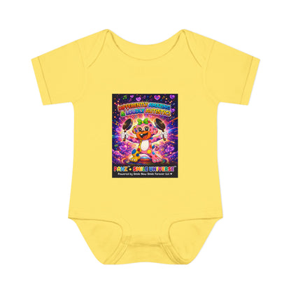 Panz™ Infant Baby Rib Bodysuit – "Differently Amazing & Loudly Autistic!" Graphic | Smile Universe Collection