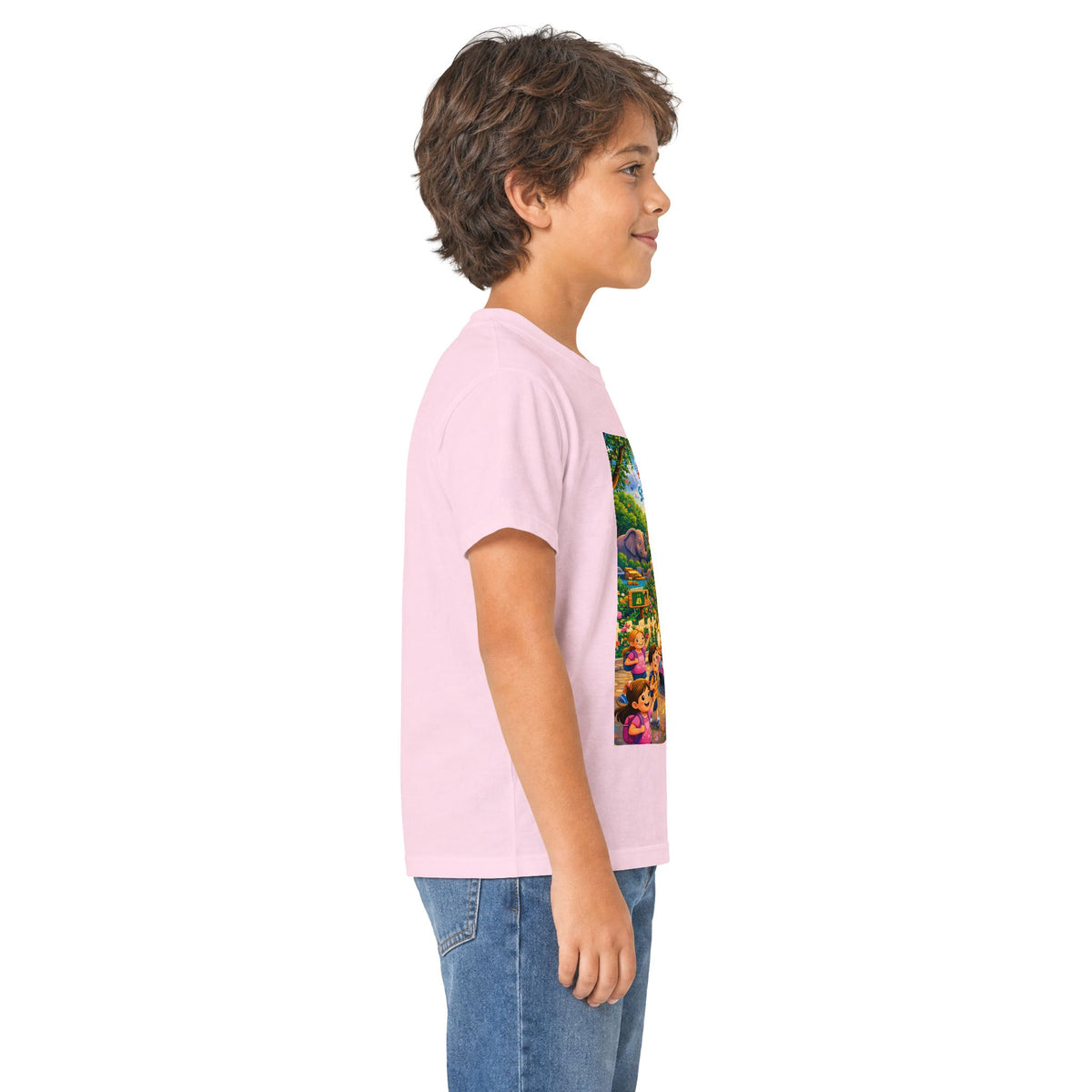 Lani™ Kids Softstyle Tee – "Adventure Starts With Us!" Graphic