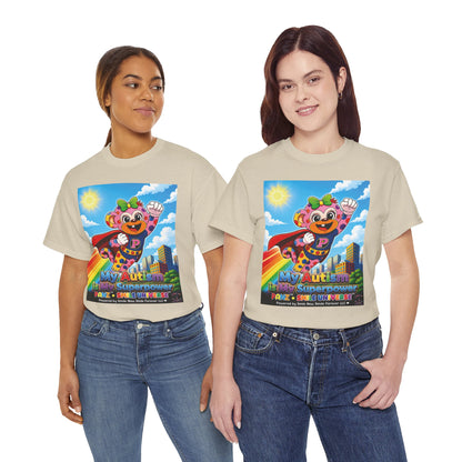 Panz™ Unisex Heavy Cotton™ Tee – "My Autism is My Superpower" Graphic | Smile Universe Collection