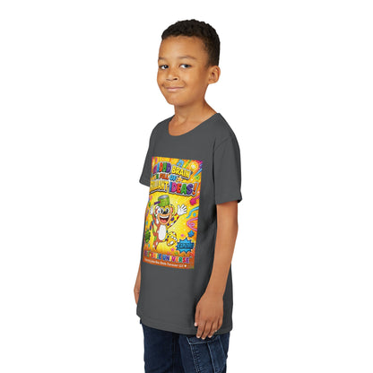 Potz™ Youth Short Sleeve Tee – "My ADHD Brain is Full of Brilliant Ideas!" Graphic Tee | Smile Universe Collection