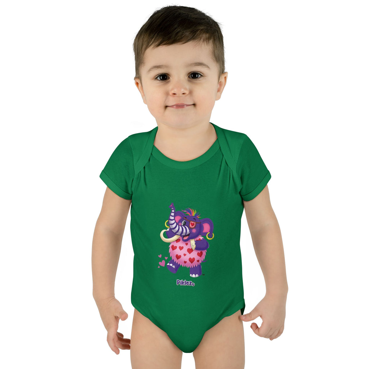 Piklez™ Infant Baby Rib Bodysuit – "Full of Love!" Graphic | Smile Universe Collection