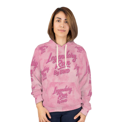 Legendary Run All-Over Print Hoodie — Pullover