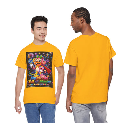 Panz™ Unisex Heavy Cotton™ Tee – "My Mind is Full of Magic" Graphic | Smile Universe Collection
