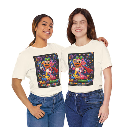 Panz™ Unisex Jersey Short Sleeve Tee – "My Mind is Full of Magic" Graphic | Smile Universe Collection