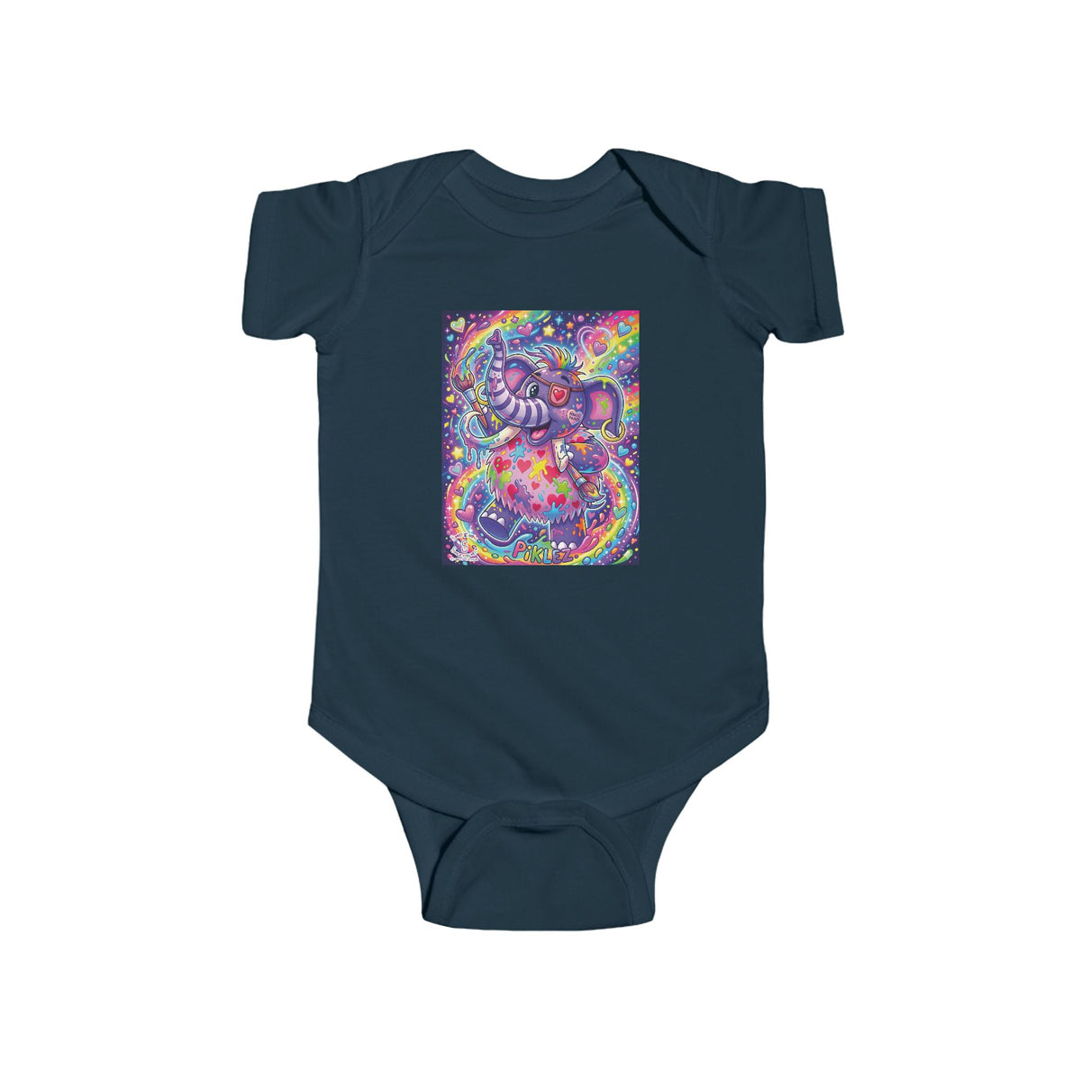 Piklez™ Infant Fine Jersey Bodysuit – "Magic Paint!" Graphic | Smile Universe Collection