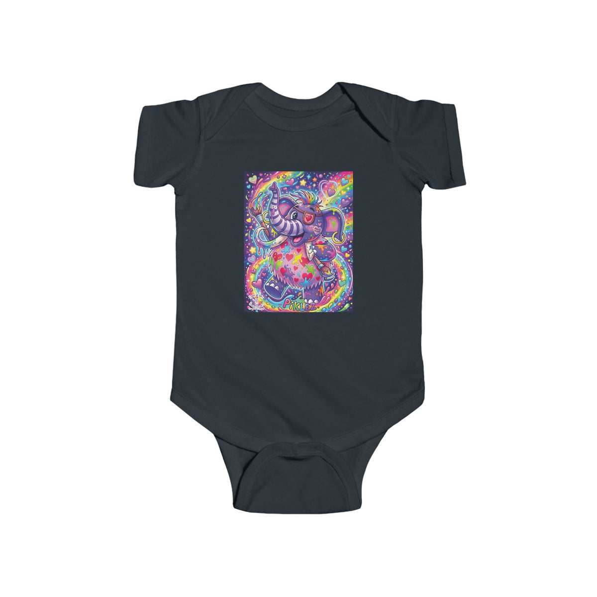 Piklez™ Infant Fine Jersey Bodysuit – "Magic Paint!" Graphic | Smile Universe Collection