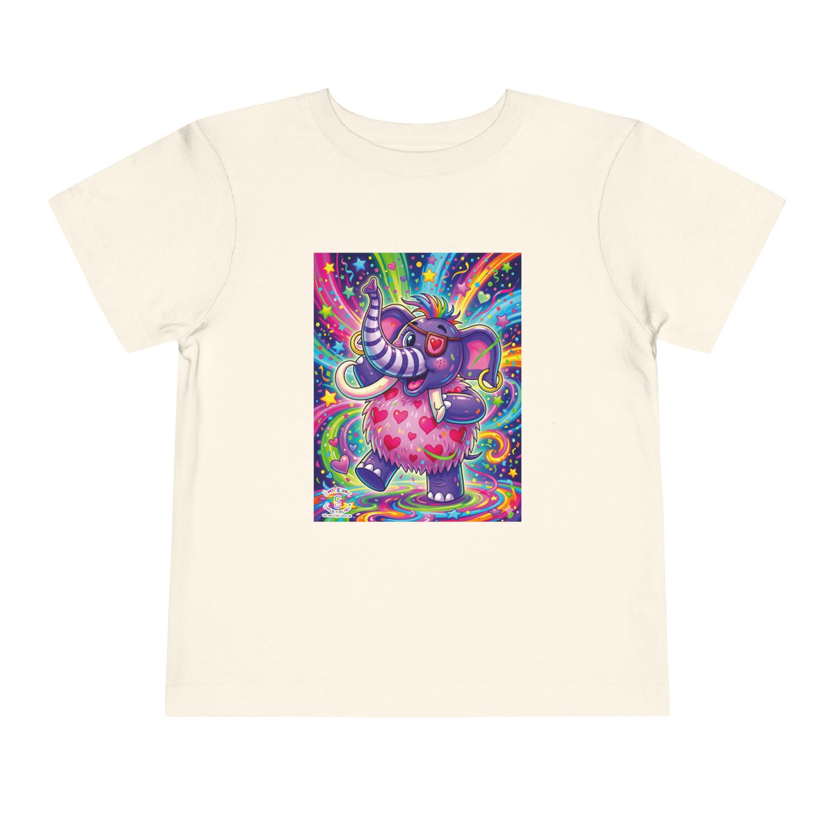 Piklez™ Toddler Short Sleeve Tee – "Born to Celebrate!" Graphic Shirt | Smile Universe Collection