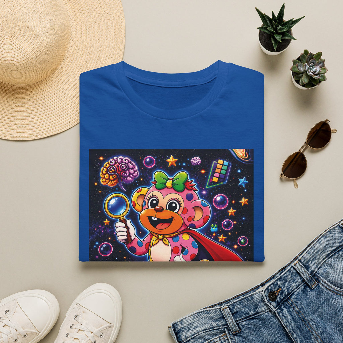 Panz™ Unisex Softstyle T-Shirt – "My Mind is Full of Magic" Graphic | Smile Universe Collection