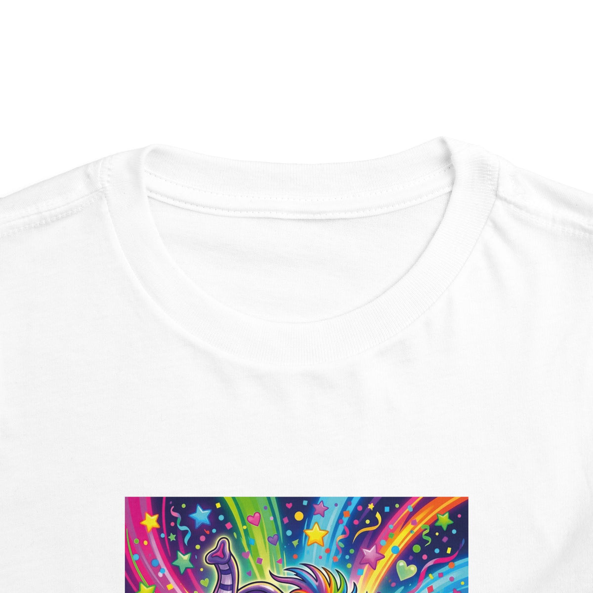 Piklez™ Toddler Short Sleeve Tee – "Born to Celebrate!" Graphic Shirt | Smile Universe Collection