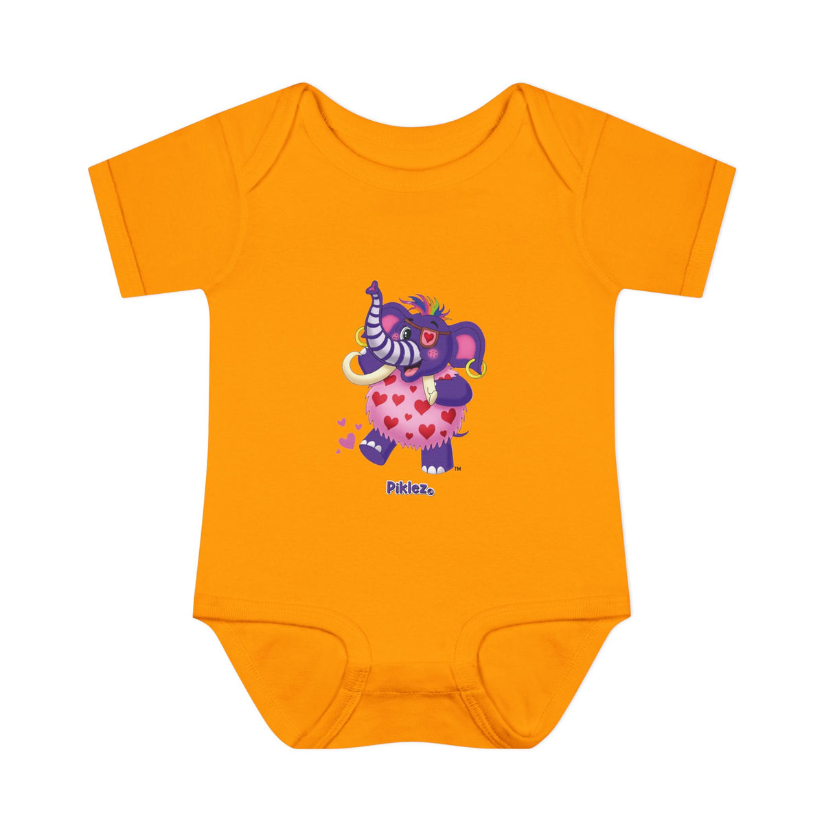 Piklez™ Infant Baby Rib Bodysuit – "Full of Love!" Graphic | Smile Universe Collection