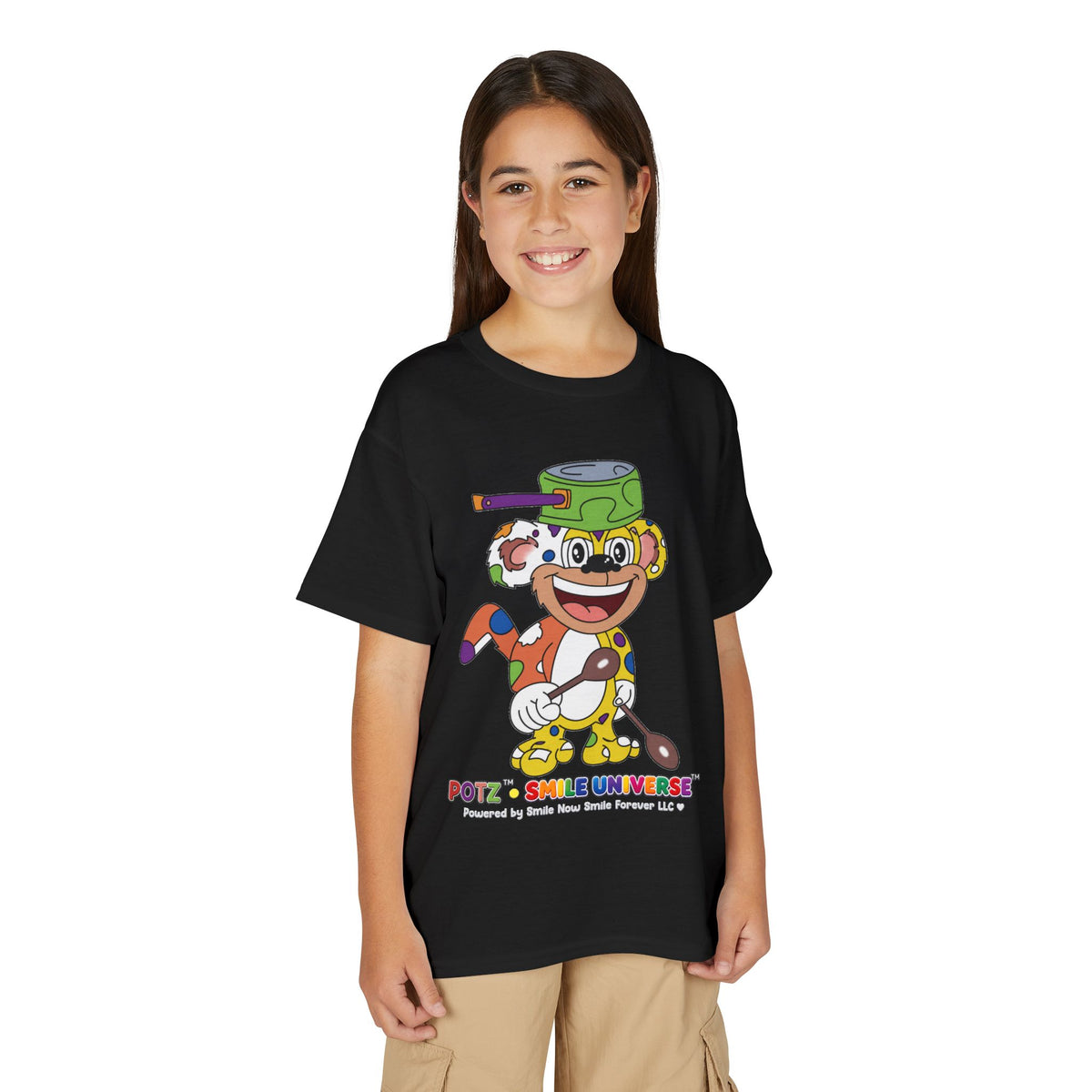 Potz™ Youth DryBlend® T-Shirt – Playful Graphic Tee | Smile Universe Collection