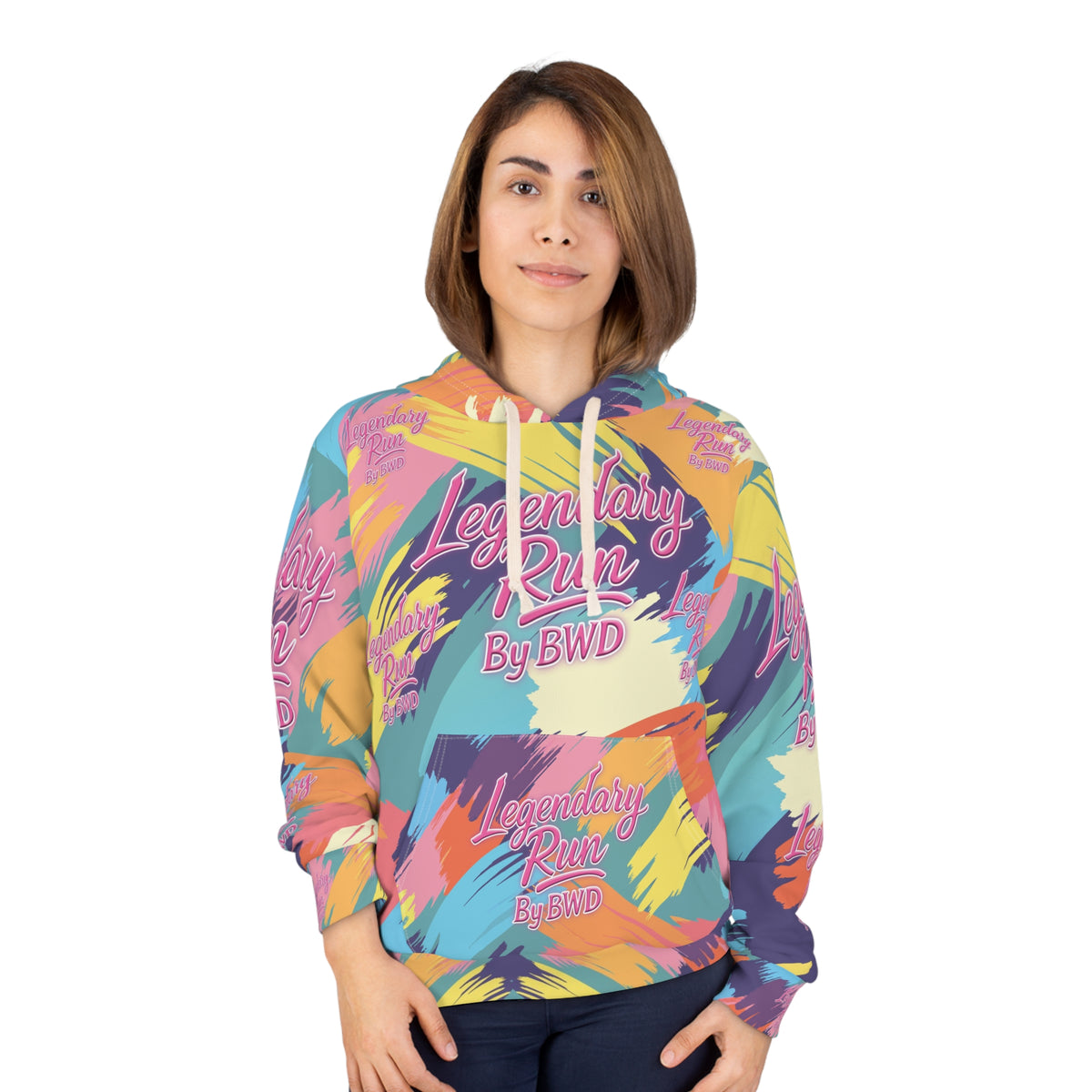 BWD Color Splash 1’s - Men’s AOP Pullover Hoodie (First Edition)